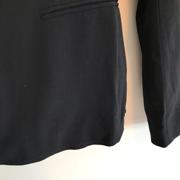 Lafayette 148 Black Stretch Wool Blazer - Picture 2 of 8